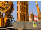 Danger, Overhead crane symbol and text safety sign.