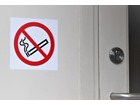 No smoking symbol safety sign.