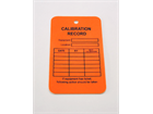 Calibration record tag.