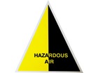 Hazardous Air (with text) Label.