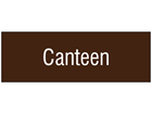 Canteen, engraved sign.