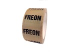 Freon pipeline identification tape.