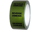 Reverse osmosis pipeline identification tape.