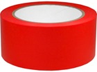 Safety and floor marking tape, red.