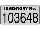 Assetmark jumbo serial number label, 60mm x 120mm