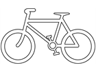 Bicycle route symbol thermoplastic marker