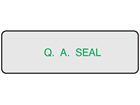 Q. A. Seal label