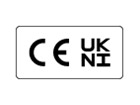 CE and UKNI symbol labels.