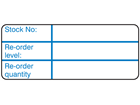 Stock number label