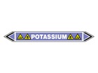 Potassium flow marker label.