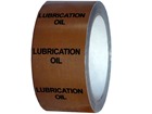 Lubrication oil pipeline identification tape.