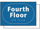 Fourth floor sign.