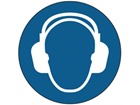 Ear protection symbol labels.