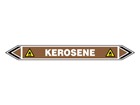 Kerosene flow marker label.