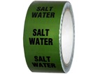 Salt water pipeline identification tape.