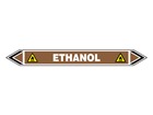 Ethanol flow marker label.