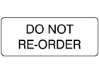 Do not re-order label