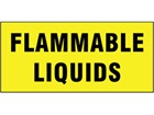 Flammable liquids pipeline identification tape.
