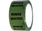 Rinse water pipeline identification tape.