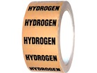 Hydrogen pipeline identification tape.