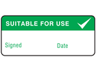 Suitable for use label equipment label.