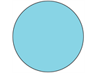 Light blue inventory dot label