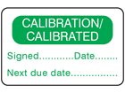 Calibration, calibrated label