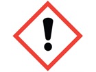 GHS harmful/irritant hazard label