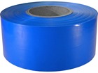 Blue plain barrier tape.