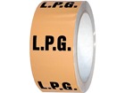 LPG pipeline identification tape.