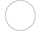 Floor marking circles