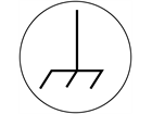 Ground symbol label.