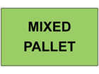 Mixed pallet labels