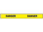 Danger barrier tape