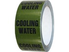 Cooling water pipeline identification tape.