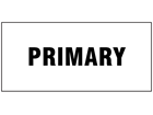 Primary pipeline identification tape.