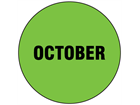 October inventory date label