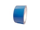 Plain auxiliary blue pipeline identification tape.