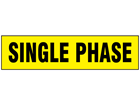 Single Phase label