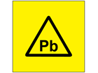 Pb (lead) symbol label.