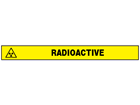 Radioactive barrier tape