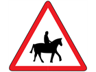 Accompanied horses and ponies sign