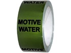 Motive water pipeline identification tape.
