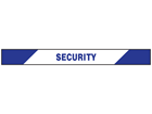 Security barrier tape