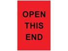 Open this end shipping label.