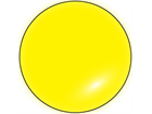 Fluorescent yellow inventory dot label