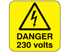 Danger 230 volts