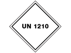 UN 1210 (Printing inks) label.