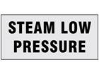 Steam low pressure pipeline identification tape.