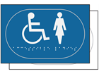 Ladies/Disabled toilet sign.